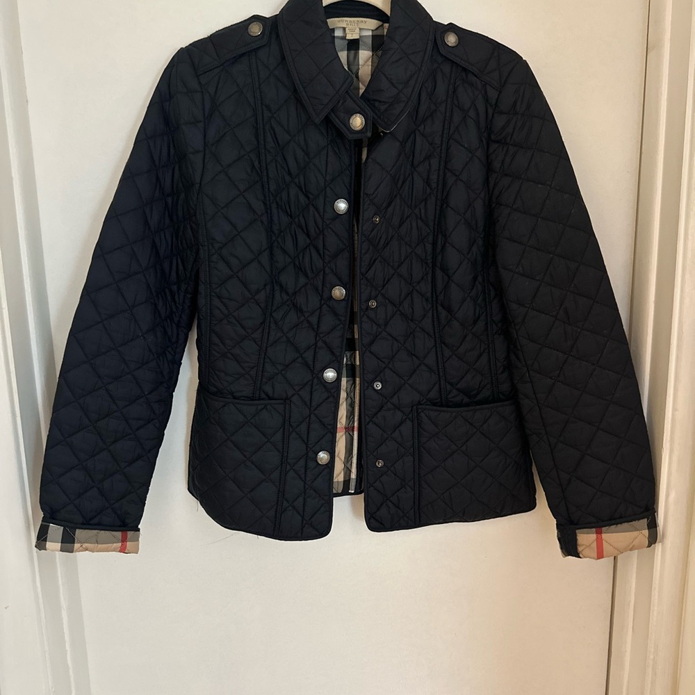 Burberry Black Quilted Jacket